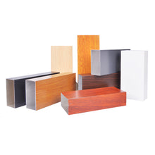 Load image into Gallery viewer, Wood-Look Aluminum Square Tube