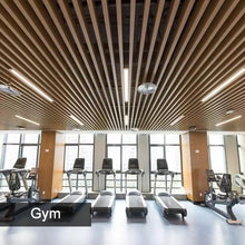 Load image into Gallery viewer, Alutech Alliance Metal Baffle Ceiling in Wooden Color
