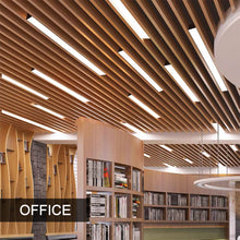 Load image into Gallery viewer, Alutech Alliance Metal Baffle Ceiling in Wooden Color