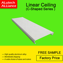 Load image into Gallery viewer, Alutech Alliance Metal Linear Strip Ceiling C-Shaped Series